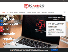 Tablet Screenshot of pcmedic999.co.uk